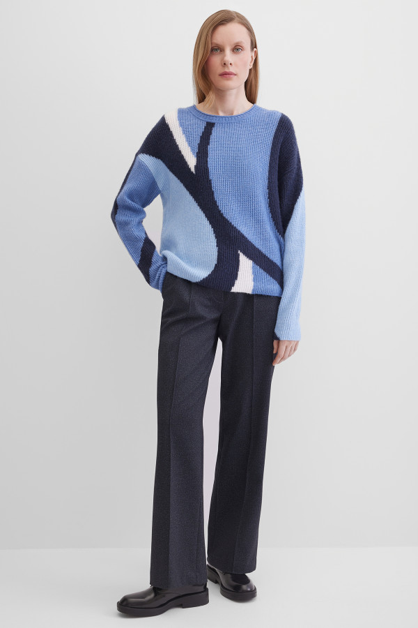 Джемпер с графичным узором