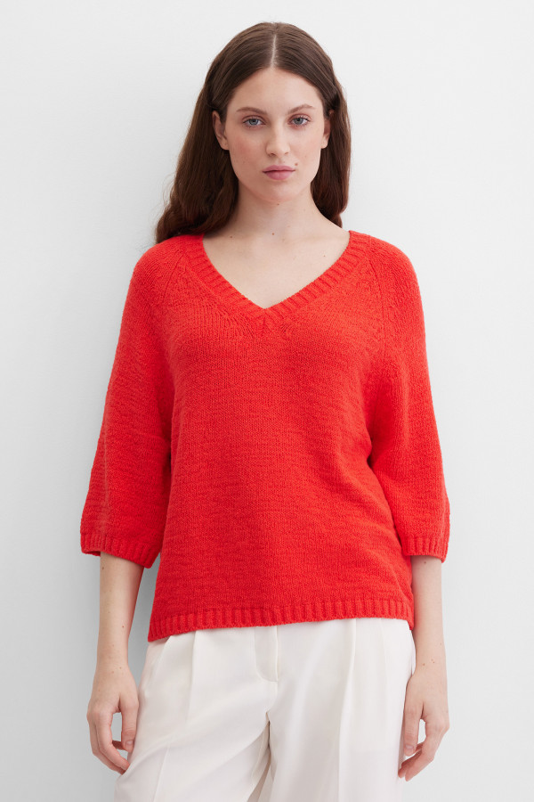 Джемпер-пуловер свободный