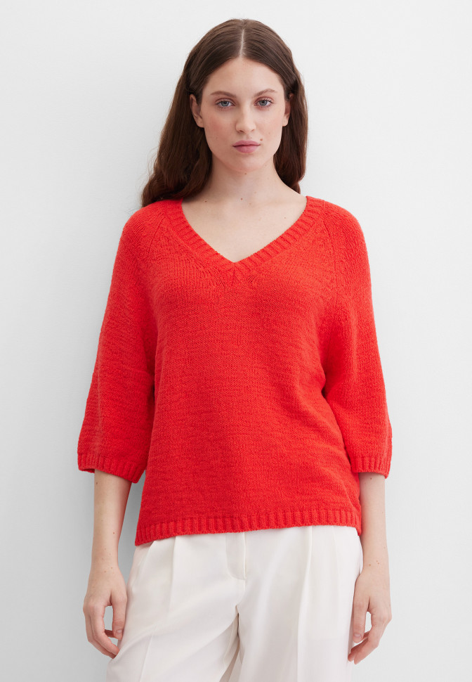 Джемпер-пуловер свободный