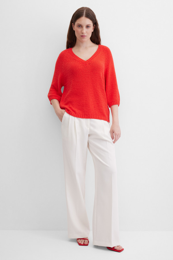 Джемпер-пуловер свободный