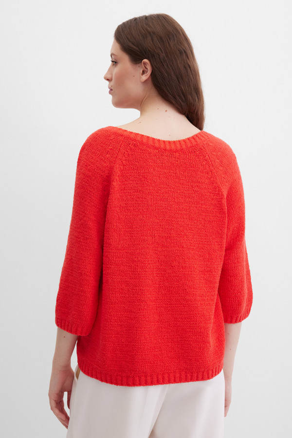 Джемпер-пуловер свободный