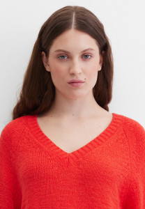 Пуловер из смесового хлопка