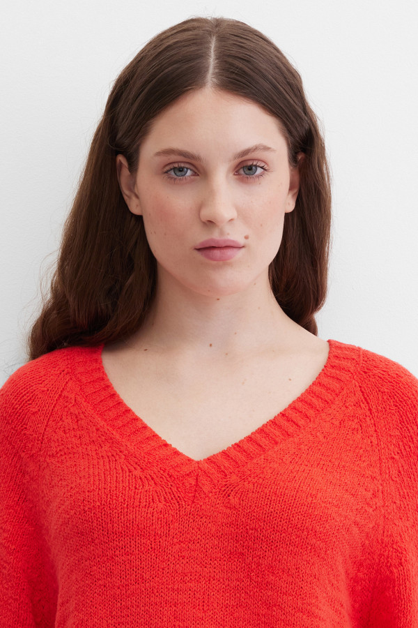 Джемпер-пуловер свободный