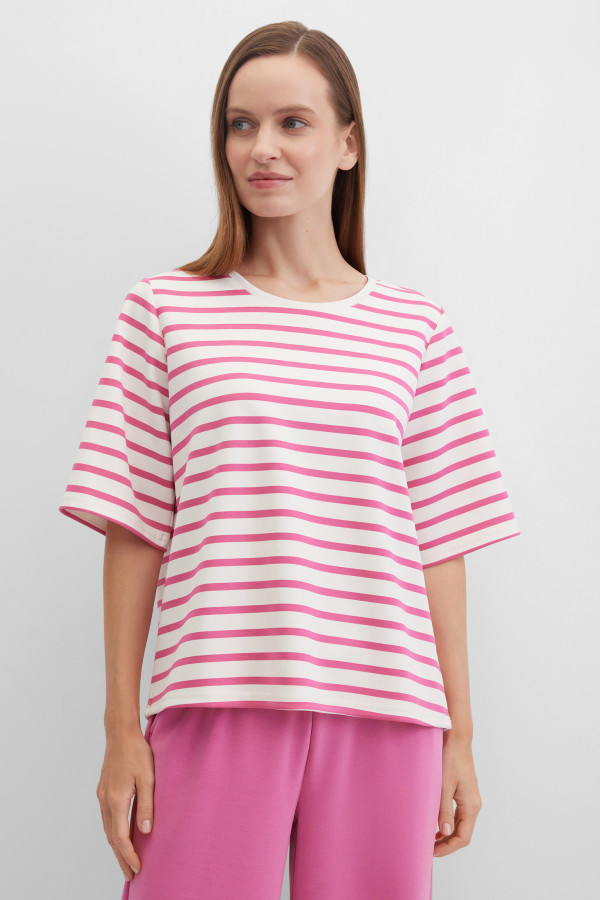 Свитшот-футболка в полоску