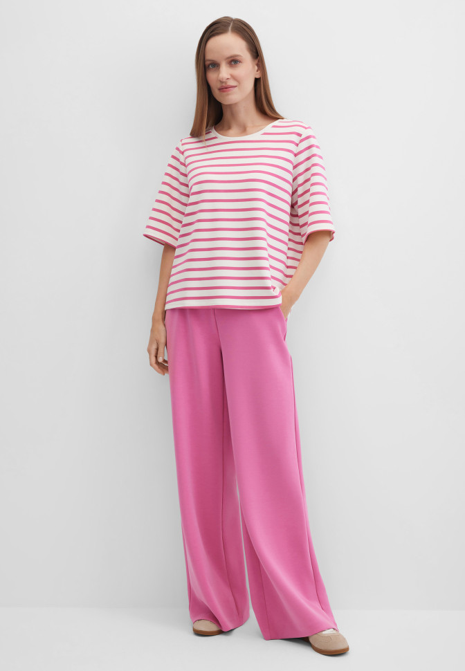 Свитшот-футболка в полоску