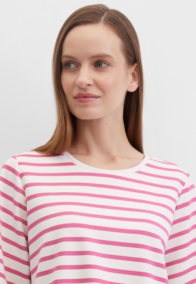 Свитшот-футболка в полоску