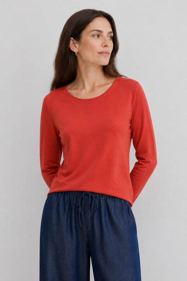 Лонгслив базовый