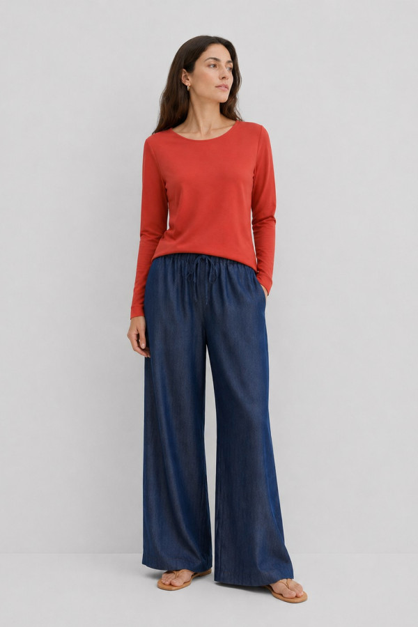 Лонгслив базовый