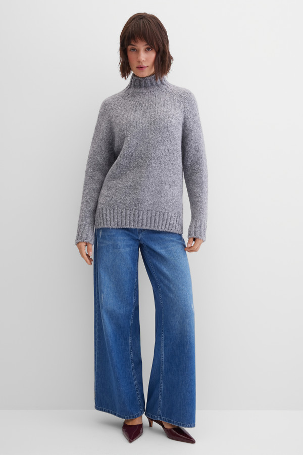 Свитер с добавлением шерсти альпаки