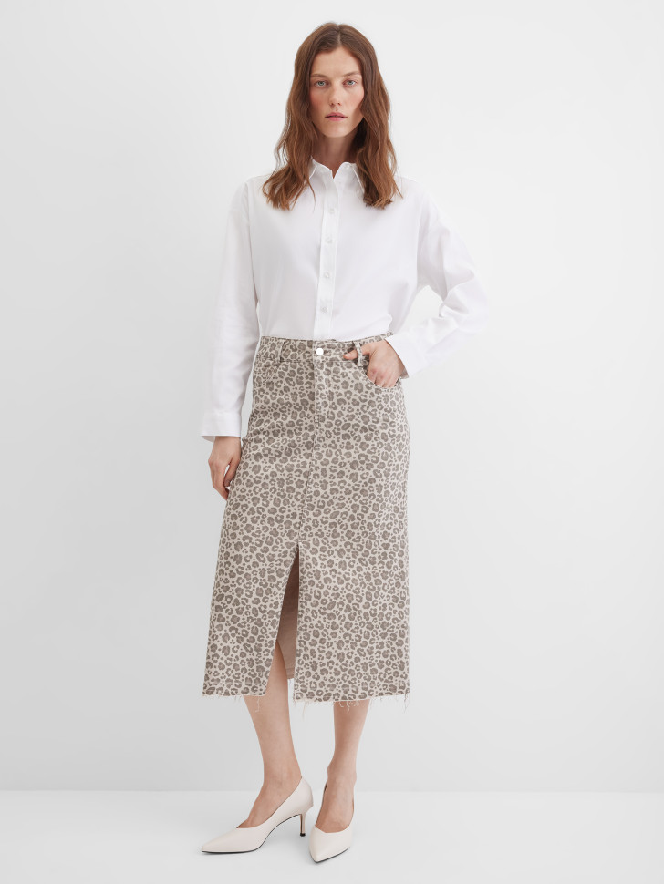 Юбка джинсовая