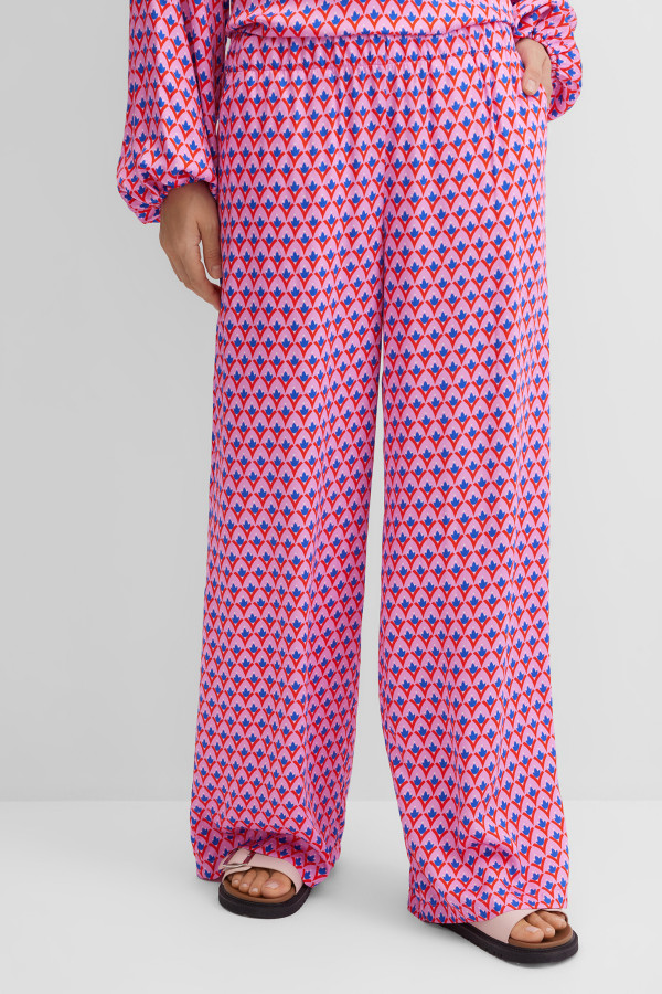 Брюки широкие