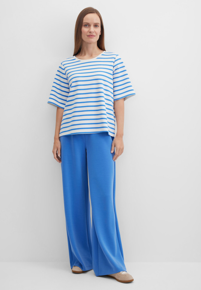 Свитшот-футболка в полоску