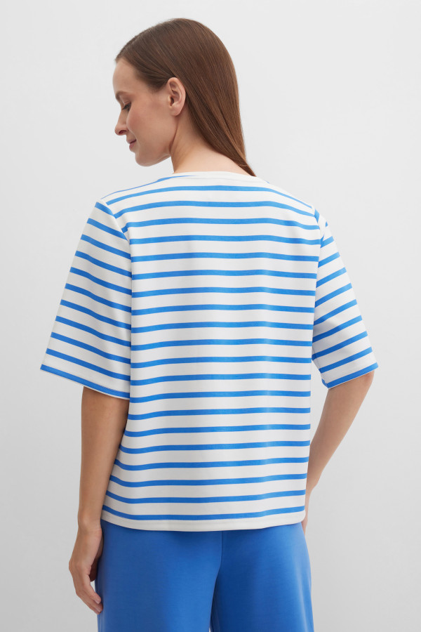 Свитшот-футболка в полоску