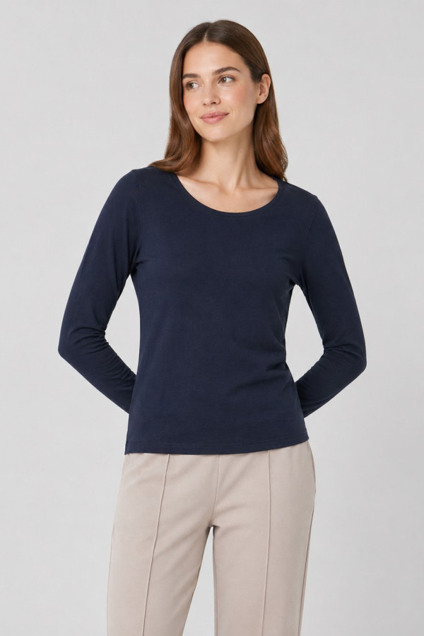 Лонгслив базовый