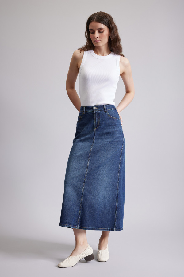 Юбка джинсовая  А-силуэт