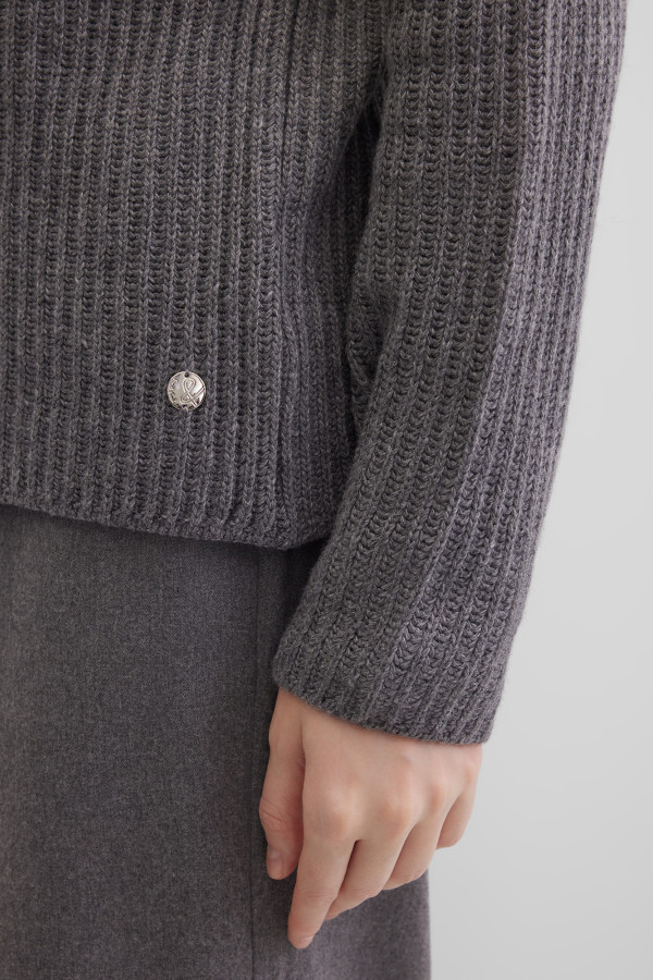 Свитер с шерстью и кашемиром
