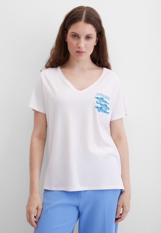 Футболка свободная