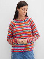 Джемпер крупной вязки с мохером