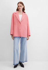 Пальто укороченное из шерсти