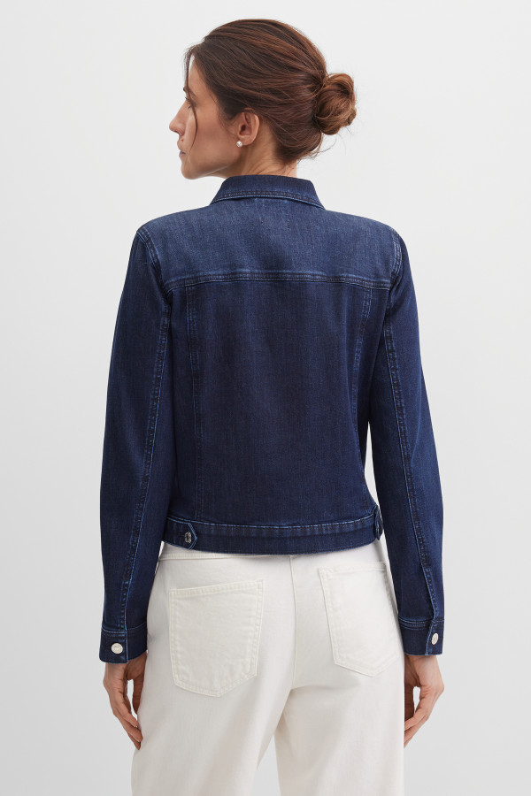 Куртка джинсовая с эффектом потертости