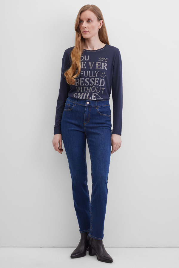 Джинсы прямого кроя