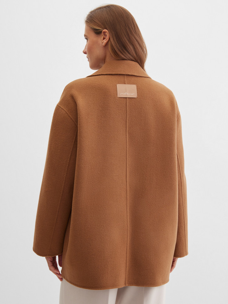 Пальто укороченное из шерсти