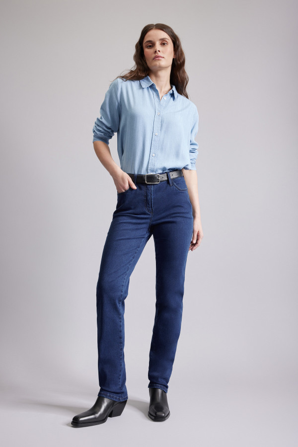 Джинсы прямые