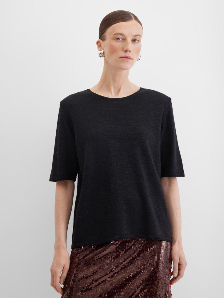 Джемпер с коротким рукавом