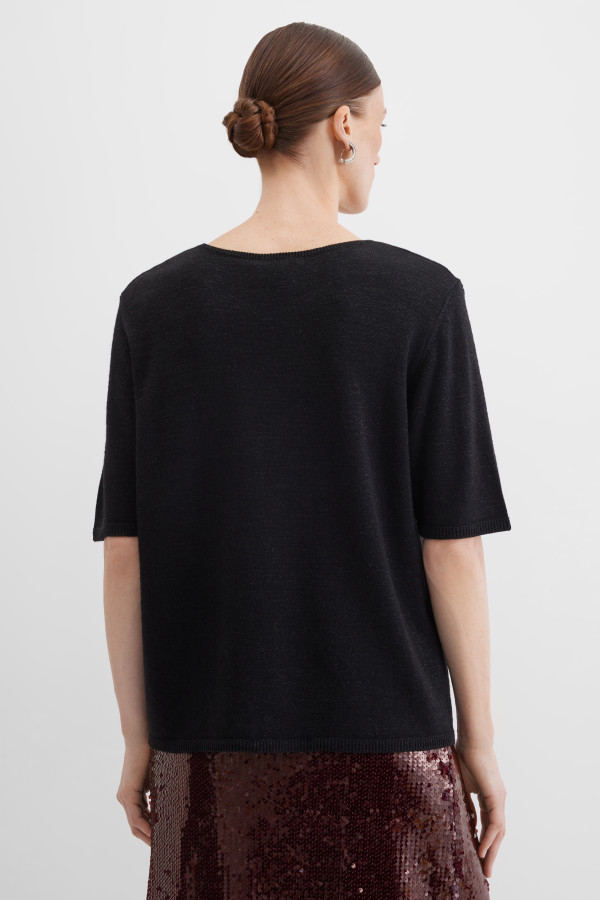 Джемпер с коротким рукавом