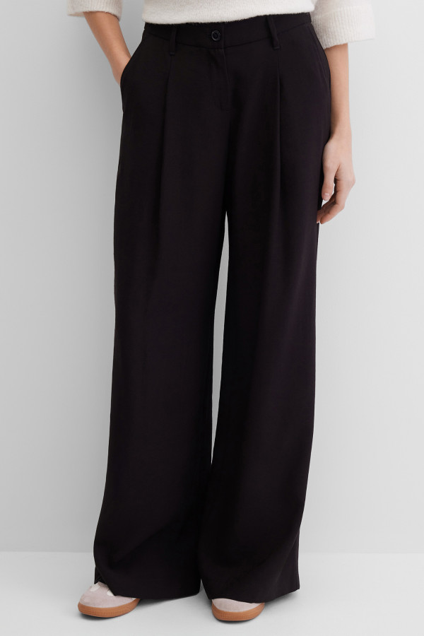 Брюки широкие