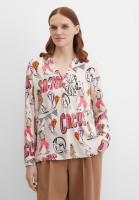 Блузка с длинным рукавом