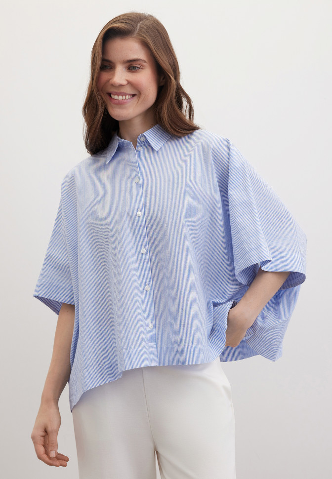 Рубашка в полоску из хлопка