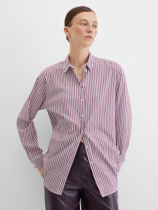 Блузка-рубашка в полоску