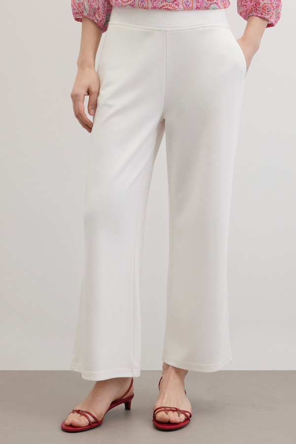 Брюки кюлоты трикотажные