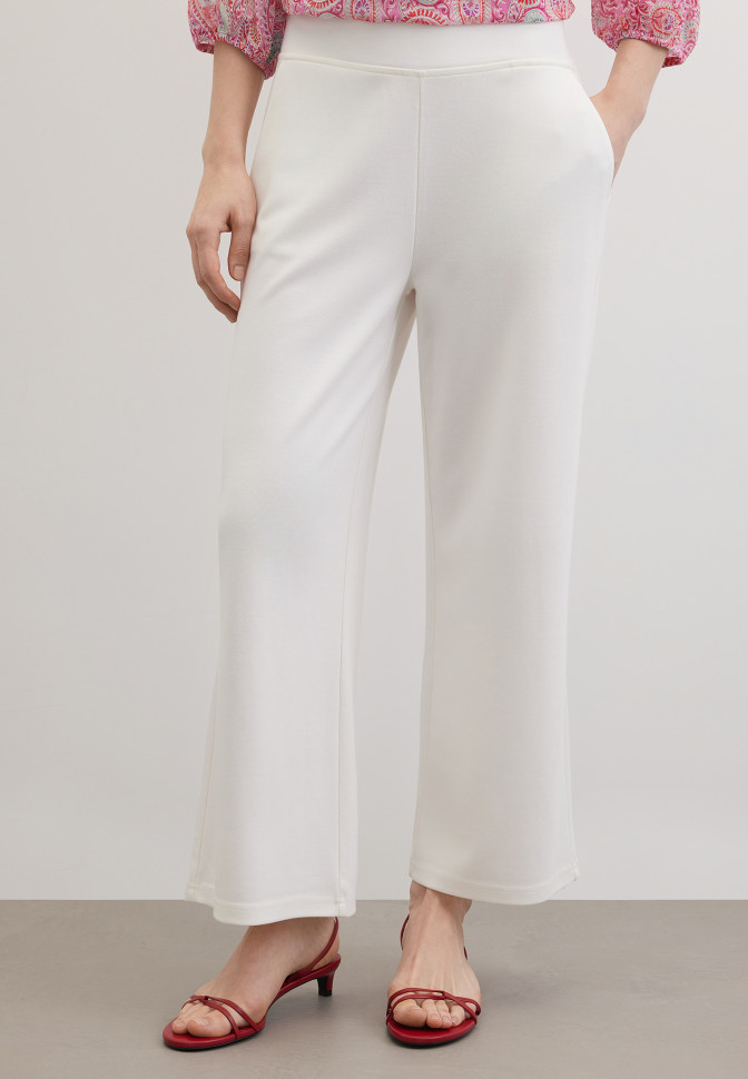 Брюки кюлоты трикотажные