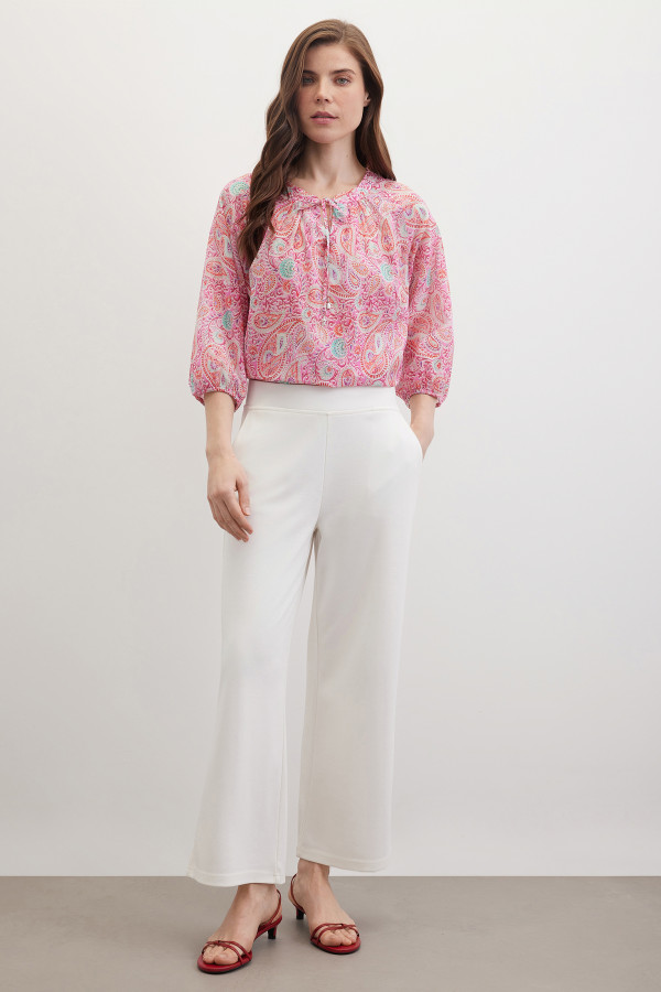 Брюки кюлоты трикотажные