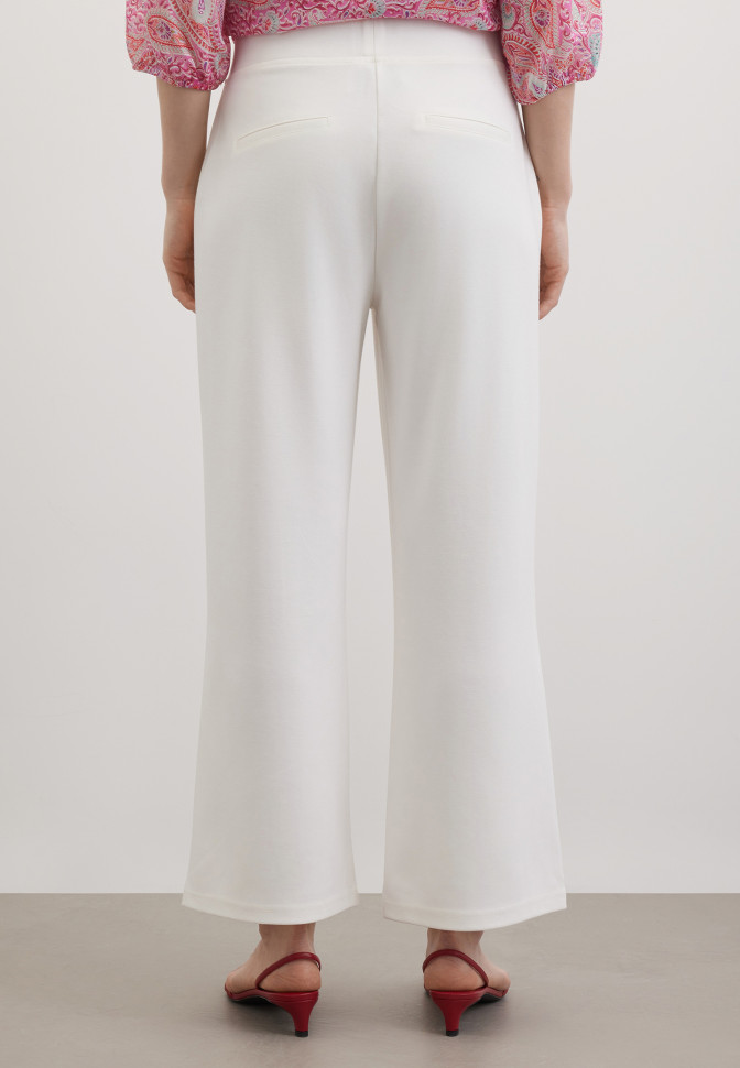 Брюки кюлоты трикотажные