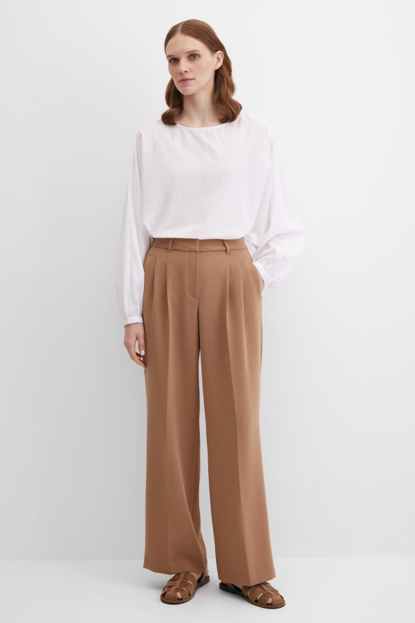 Брюки широкие