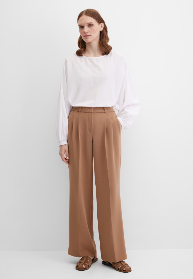 Брюки широкие