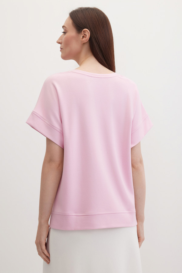 Свитшот-футболка с пайетками