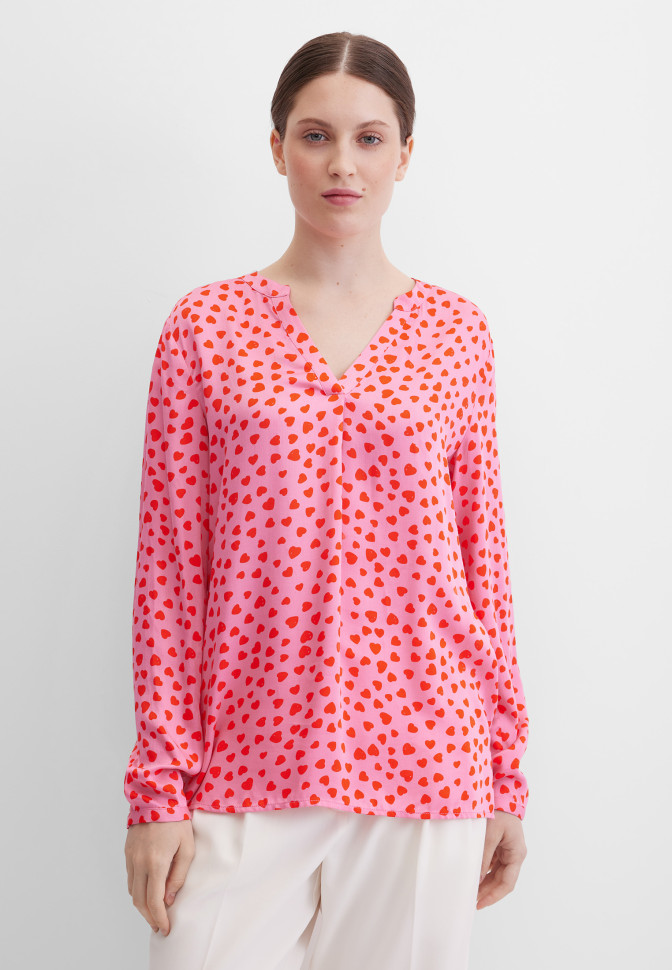 Блузка с длинным рукавом