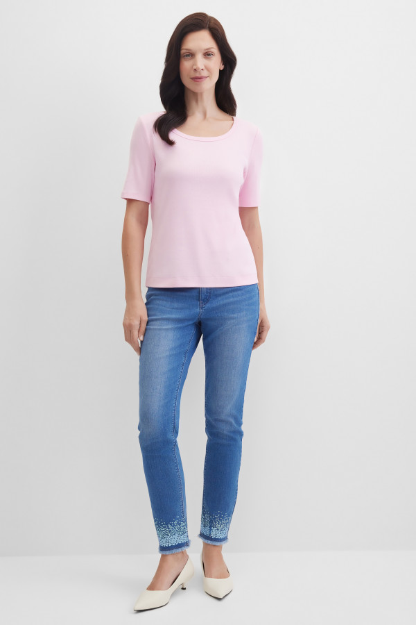 Футболка прямого кроя