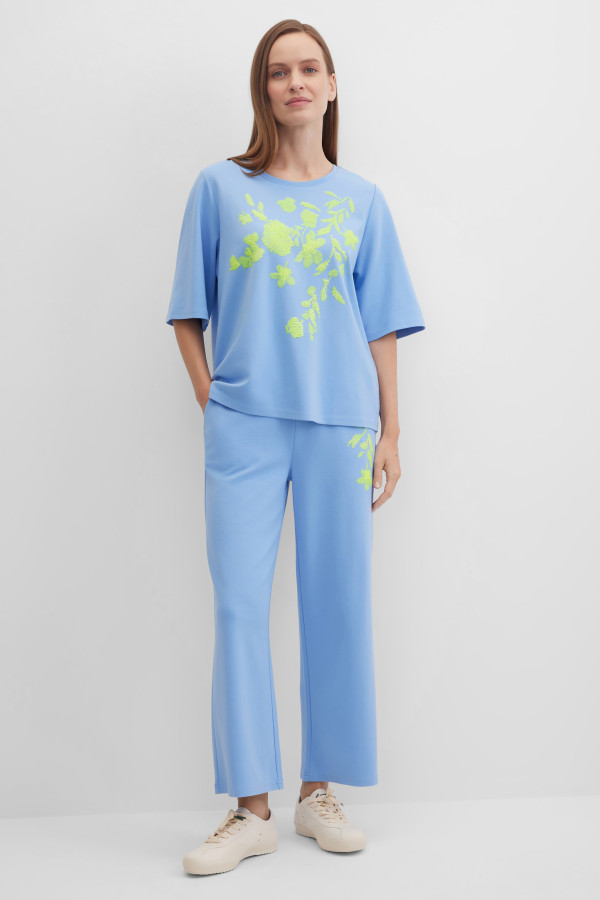 Свитшот-футболка с пайетками