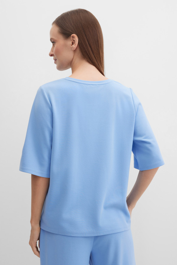 Свитшот-футболка с пайетками