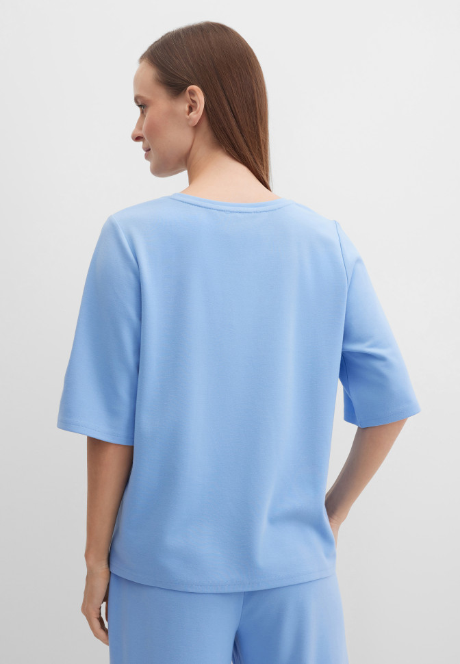 Свитшот-футболка с пайетками