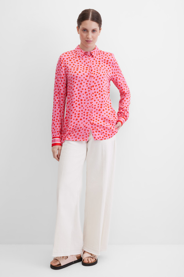 Блузка с длинным рукавом