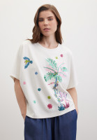 Свитшот-футболка с пайетками