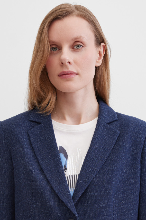 Жакет классический однобортный