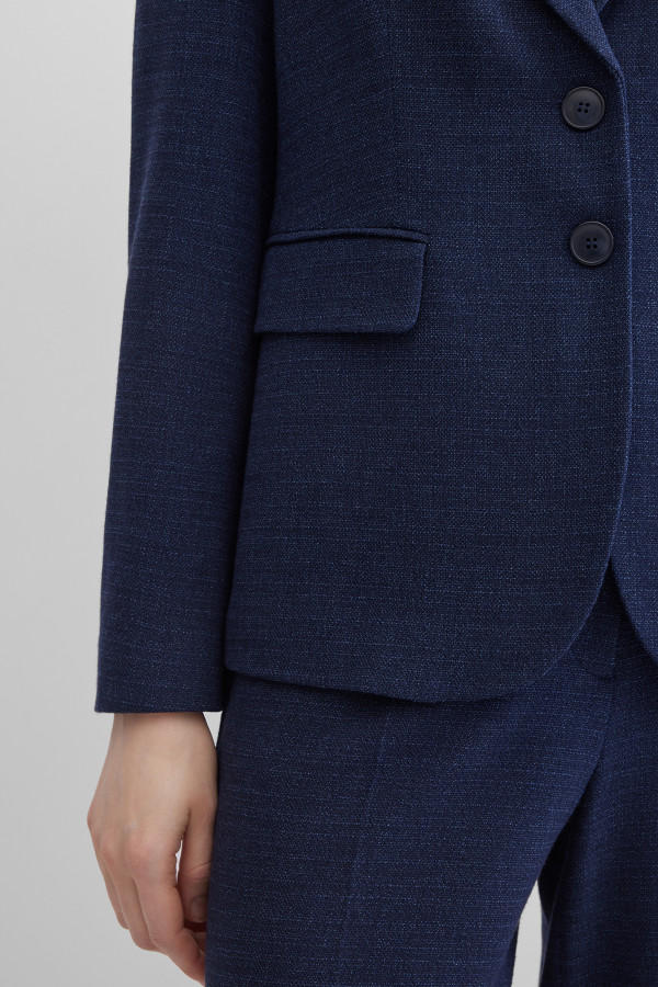 Жакет классический однобортный