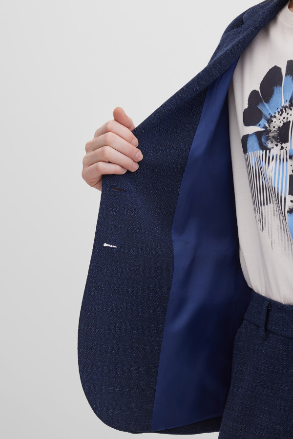 Жакет классический однобортный